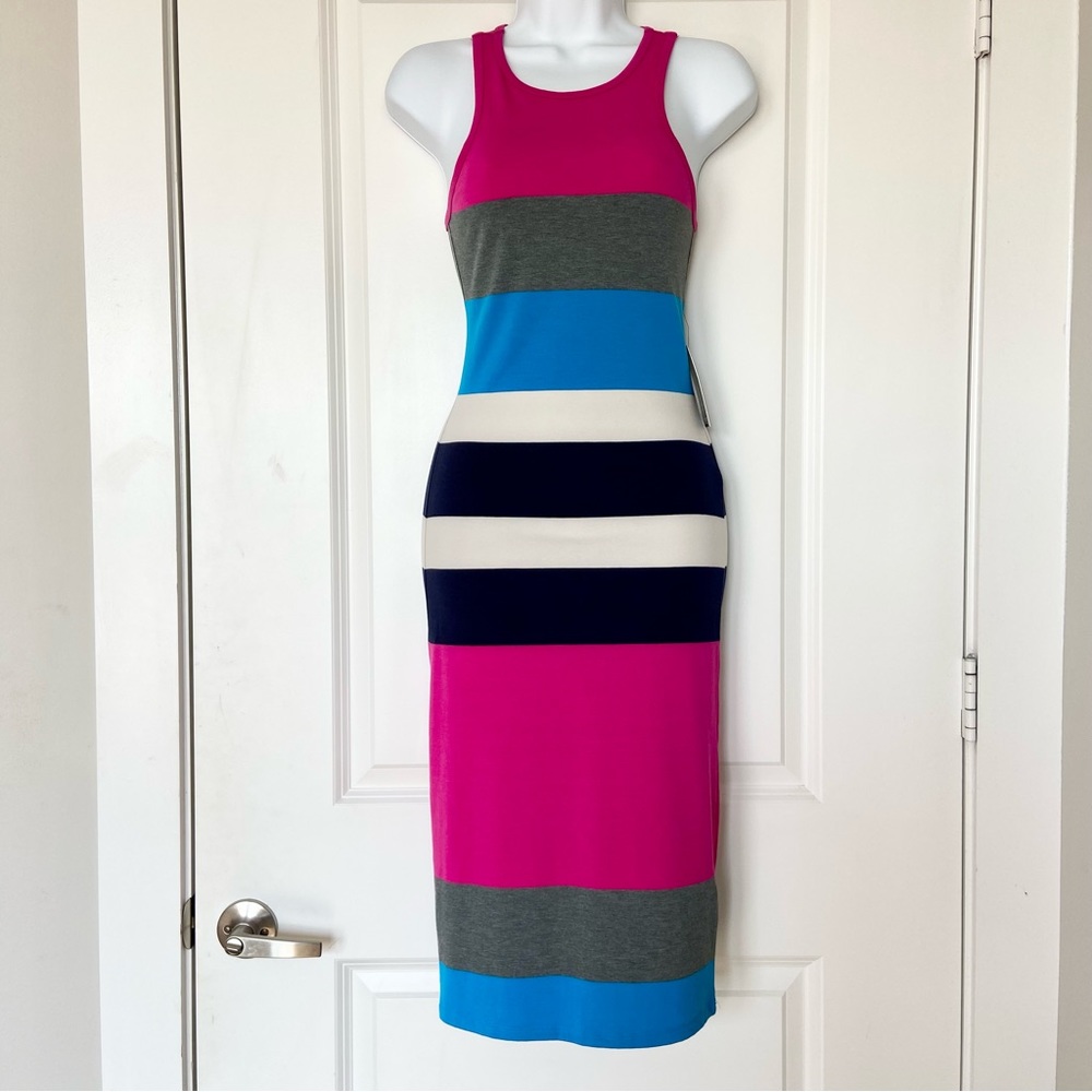 Color Block Body-con Dress
